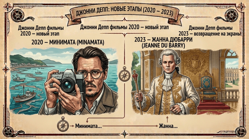 Джонни Депп фильмы 2020 — новый этап Джонни Депп фильмы